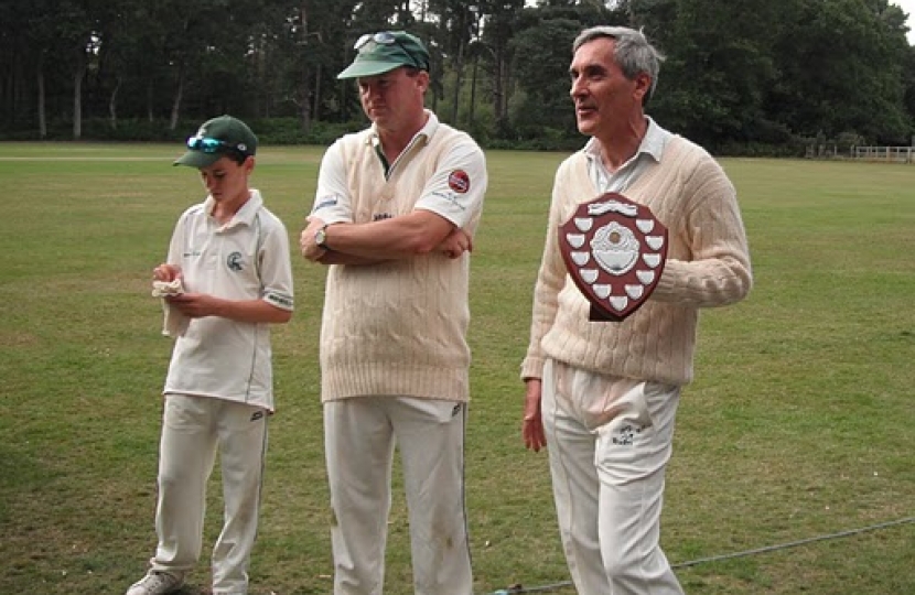 Wokingham win the first MPs' Cricket Challenge match