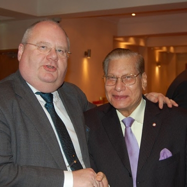 Dr Prem Sharma OBE with Lord Pickles